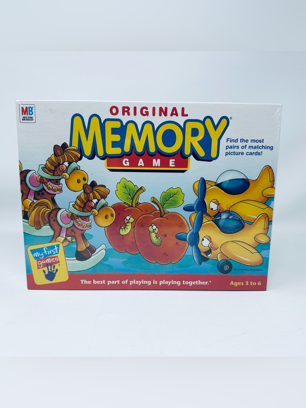 2001 Original Memory Board Game Milton Bradley My First Games Complete Sealed
